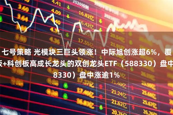 七号策略 光模块三巨头领涨！中际旭创涨超6%，覆盖创业板+科创板高成长龙头的双创龙头ETF（588330）盘中涨逾1%